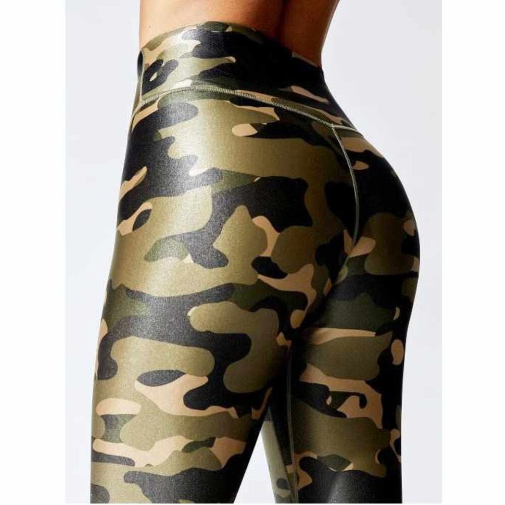 Nike One Women's Dri-FIT Mid-Rise Leggings, Medium Olive Black White Camo, sz: S
